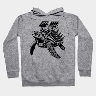 Vintage Sea Turtle Solar Panels Hoodie